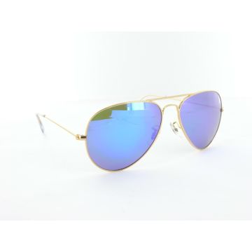 Sunvision Special SV3025M Gold Blue Polarized Pilotenbrille, Damen, Herren